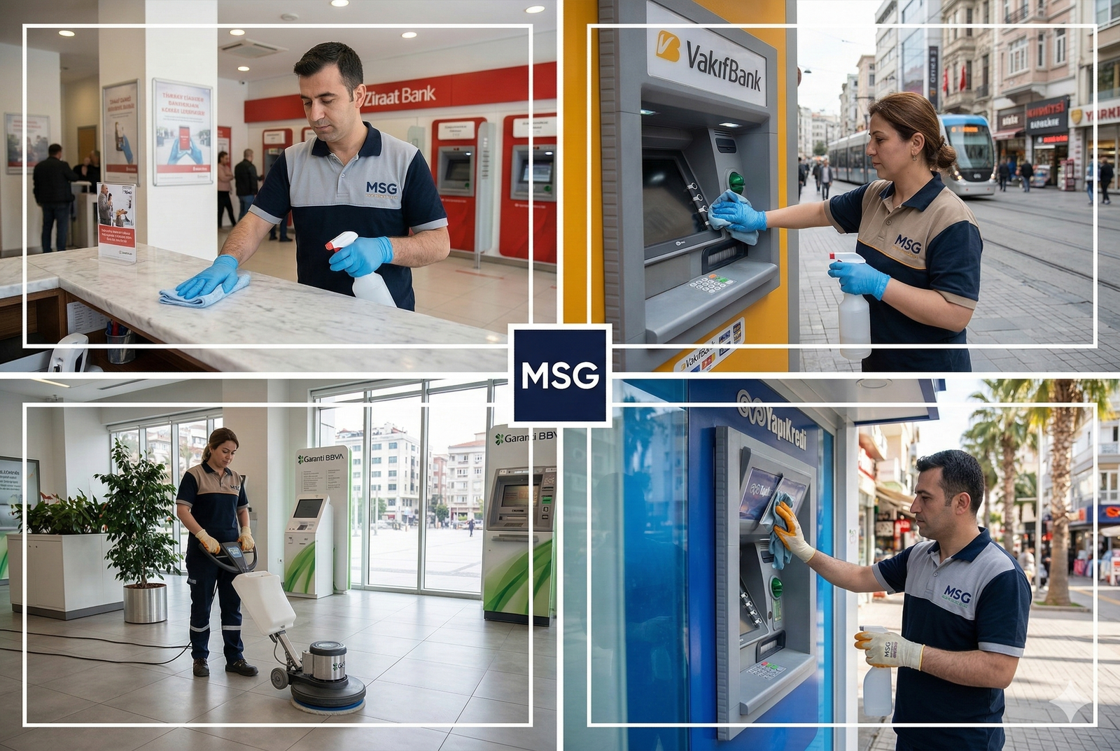 MSG Grup İstanbul Banka - ATM Temizliği